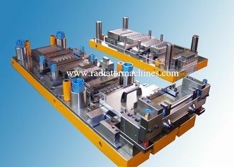 Progressives Flossen-Metalllochmatrize für HVAC 200 - 300 × 12R SPM Durchmessers 9,52 × 2P